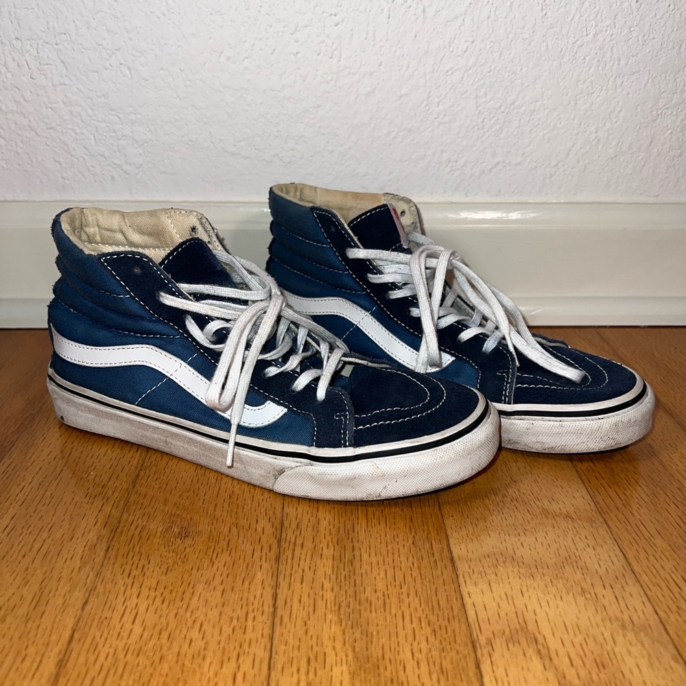 Vans Sk8-hi old skool women’s 7.5 blue light blue